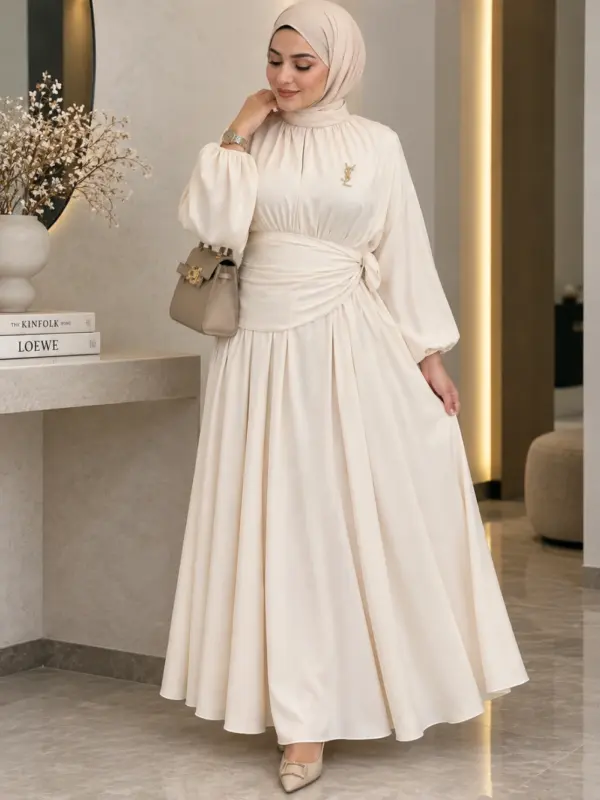 Robe avec Foulard