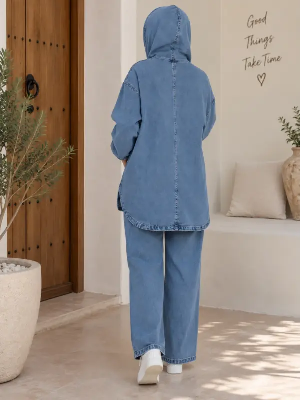 Ensemble Jean avec Capuche