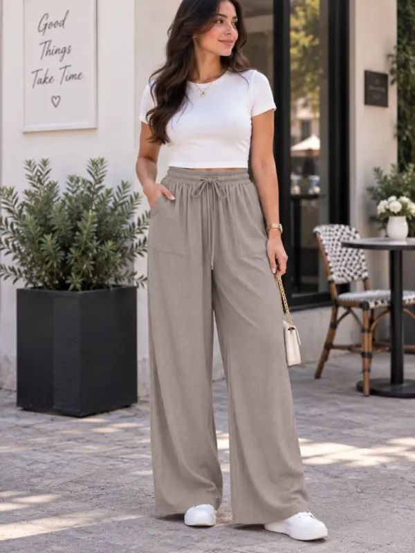 Pantalon Froissé
