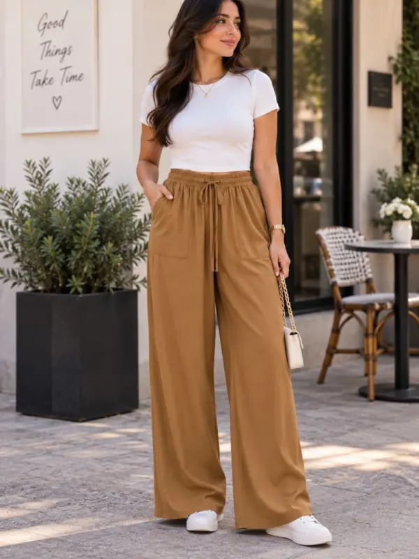 Pantalon Froissé