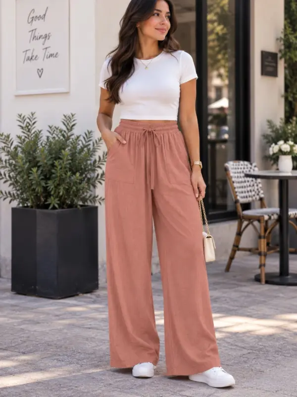 Pantalon Froissé