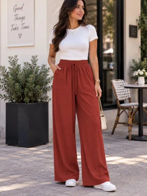 Pantalon Froissé