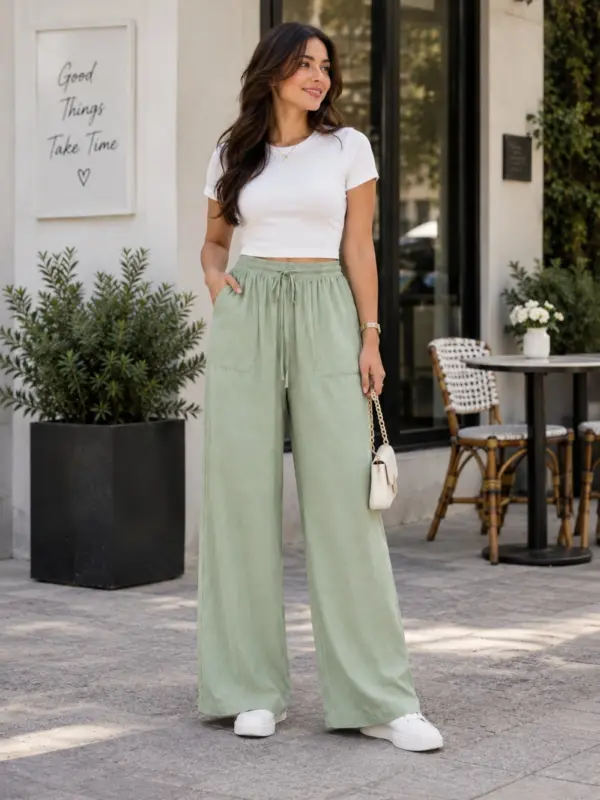 Pantalon Froissé