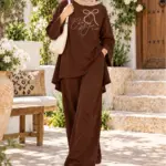 Set Strass - Marron